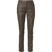 Chevalier Women's Vintage Pants Leather Brown