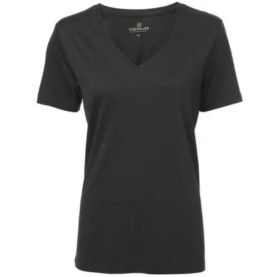 Chevalier W's Coley Wool T-shirt Stone Black