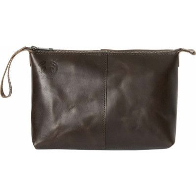 Chevalier Leather Toilet Bag Leather Brown