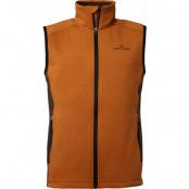 Men's Lenzie Fleece Vest Orange/Brown