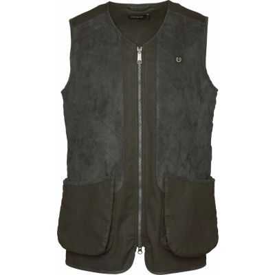 Men's Vintage Dogsport Vest Leather Brown