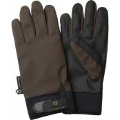 Windblocker Shooting Gloves Leather Brown