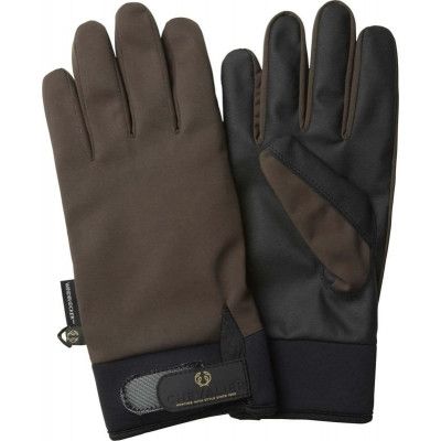 Chevalier Men's Windblocker Shooting Gloves Leather Brown
