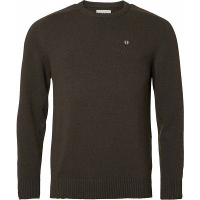 Chevalier Men's Wykin Wool Pullover Dark Brown
