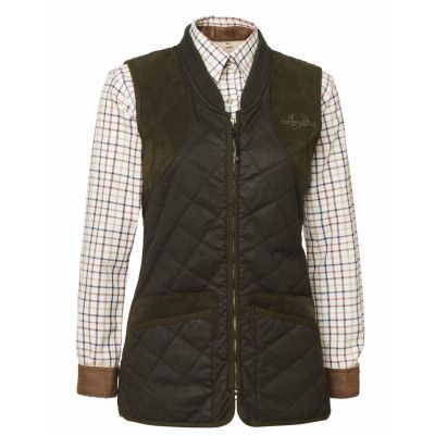 VÃ¤st Chevalier Vintage Quilt Waistcoat Dam