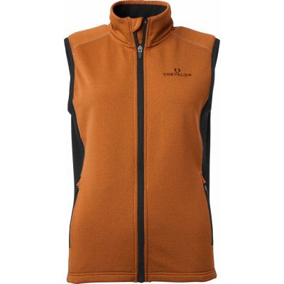 Chevalier Women's Lenzie Fleece Vest Orange/Brown