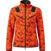 Women's Mist Windblocker Reversible Jacket High Vis Orange Deer