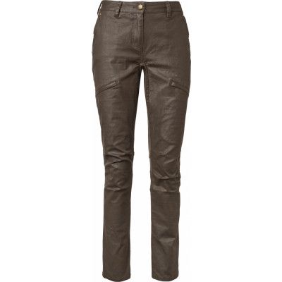 Chevalier Women's Vintage Pants Leather Brown