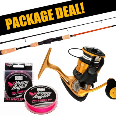 Daiwa Aird Jiggmästaren + 23 Aird LT haspelset med flätlina