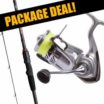 Daiwa Crossfire + Fuego haspelset med flätlina