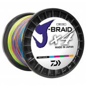 Daiwa J-Braid X4 Multicolor 1500 m flätlina
