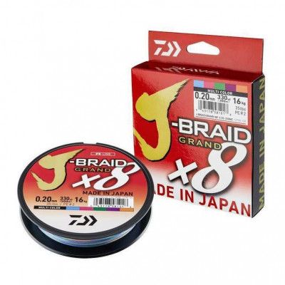 Daiwa J-Braid X8 Grand Multicolor Fl�tlina