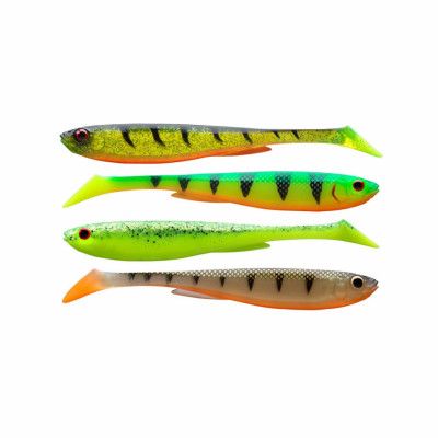 Daiwa Prorex Slim Shad Y Flash Color Set 13,5 cm jigg 4 st/pkt