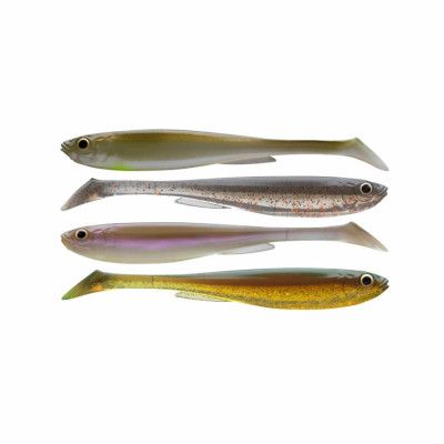 Daiwa Prorex Slim Shad Y Nature Color Set 13,5 cm jigg 4 st/pkt