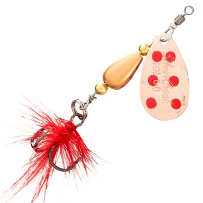 Daiwa Silvercreek Spinner Fly 9 g spinnare Copper Dots