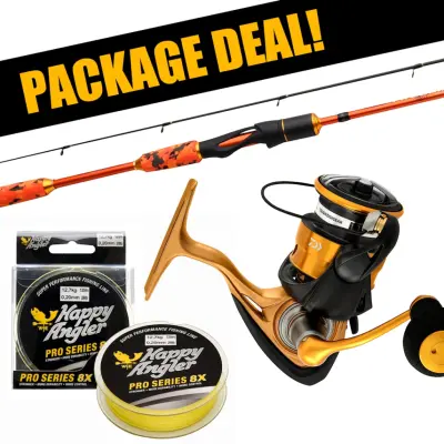 Patriot Fireball Xtreme Micro + Daiwa 23 Aird LT haspelset med flätlina