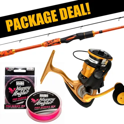 Patriot Fireball Xtreme Zander + Daiwa 23 Aird LT haspelset med flätlina