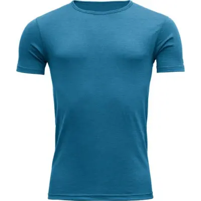 Devold Breeze Man T-Shirt Blue Melange