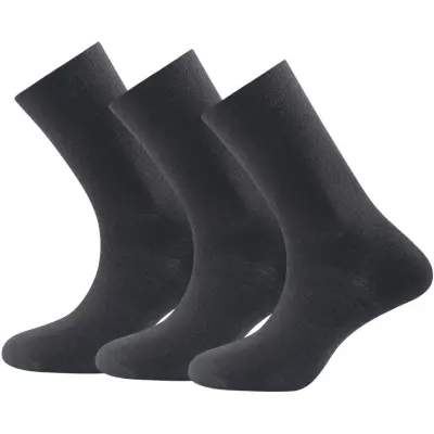 Devold Daily Medium Sock 3-Pack Black