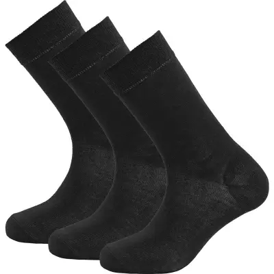 Devold Daily Merino Light Sock 3Pk Black Black 41-46