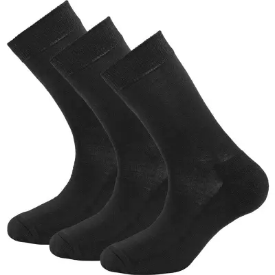 Devold Daily Merino Medium Sock 3Pk Black - 41-46