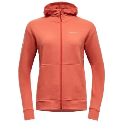 Devold Everyday Zip Hoodie Woman Coral