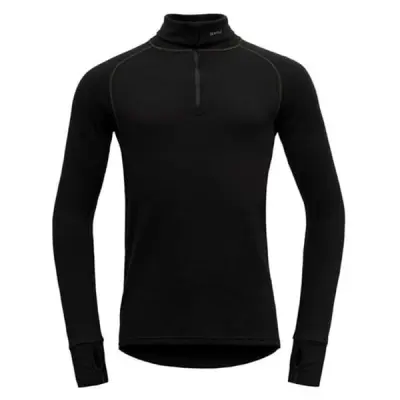 Devold Expedition Merino 235 Z.neck Man Black S