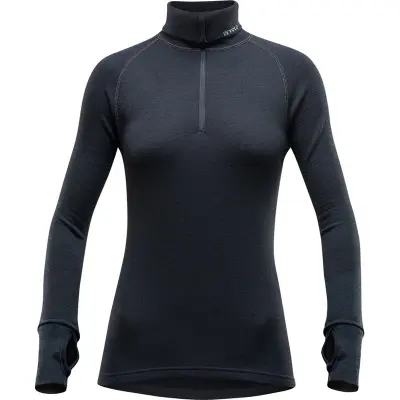 Devold Expedition Merino 235 Z.Neck Wmn Black - XL