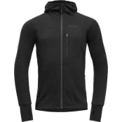 Devold Explorer Merino Hooded Jkt Man Black