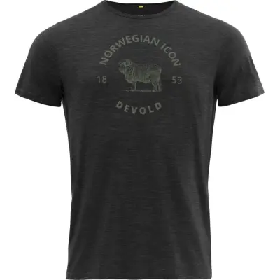 Devold Men's Bagge Merino 130 Tee Anthracite