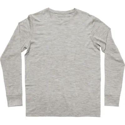 Devold Men's Classic Long Sleeve Grey Melange