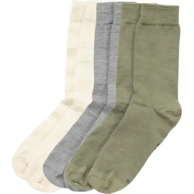 Devold Men's Daily Merino Light Sock 3pk Fog Mix