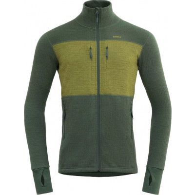 Devold Men's Egga Grid Merino Jacket Forest/green