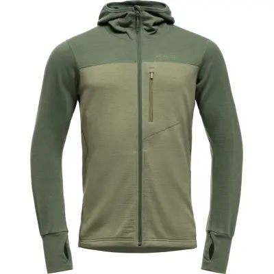 Devold Men's Explorer Merino Hooded Jacket Forest/Lichen