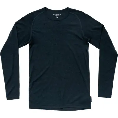 Devold Men's Lauparen Merino 190 Base Shirt Ink