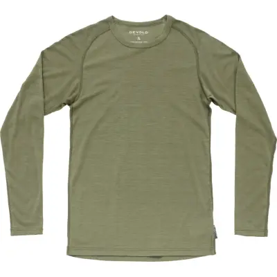 Devold Men's Lauparen Merino 190 Base Shirt Lichen