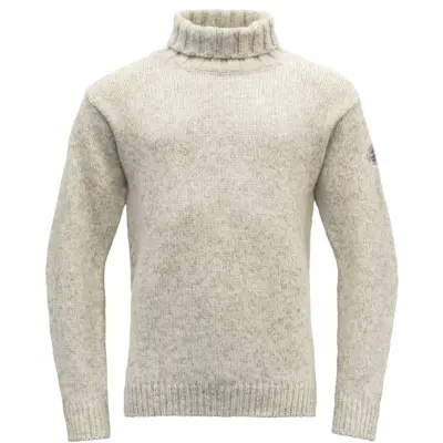 Devold Nansen Sweater High Neck Grey Melange