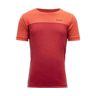 Devold Norang T-Shirt Kids Beauty/Coral