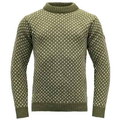 Devold Nordsjø Sweater Crew Neck Olive