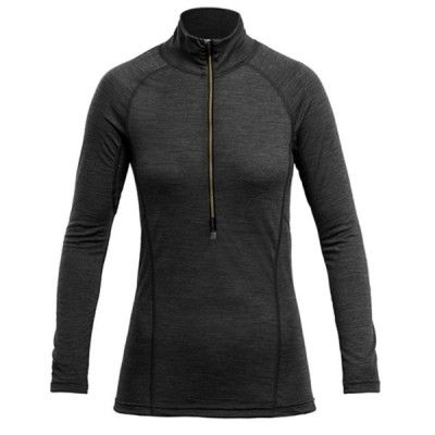 Devold Running Woman Zip Neck Anthracite