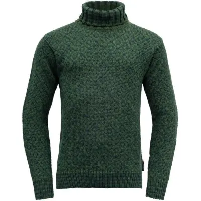 Devold Svalbard Sweater High Neck Forest/Woods
