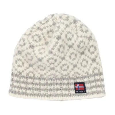 Devold Svalbard Wool Beanie Offwhite/Grey