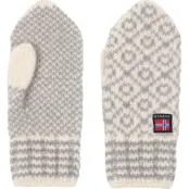 Devold Svalbard Wool Mitten Offwhite/Grey