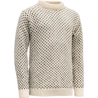 Devold Unisex Nordsjø Wool Sweater Offwhite