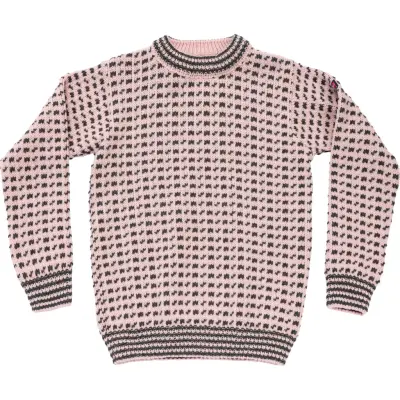 Devold Unisex Original Islender Wool Sweater Chalk Pink/Anthracite