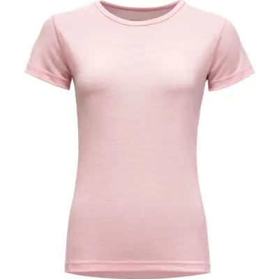 Devold Women's Breeze Merino 150 T-Shirt Chalk Pink