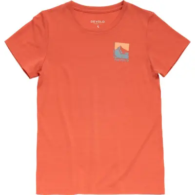 Devold Women's Classic Summit Tee Coral