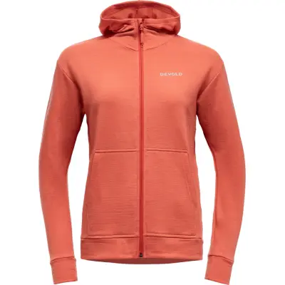 Devold Women's Everyday Zip Hoodie Coral