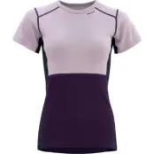 Devold Women's Lauparen Merino 190 T-Shirt Orchid/lilac/ink