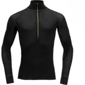 Devold Wool Mesh 190 Zip Neck Man Caviar - S
